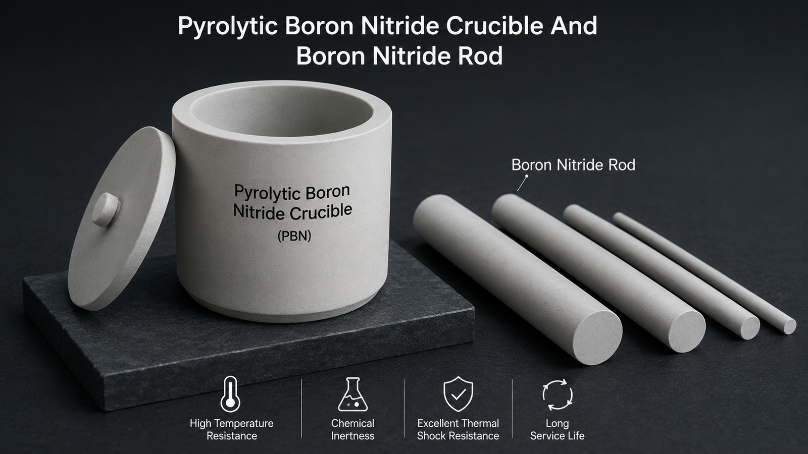 Pyrolytic Boron Nitride Crucible and Boron Nitride Rod: Unlocking New Possibilities in Advanced Material Science