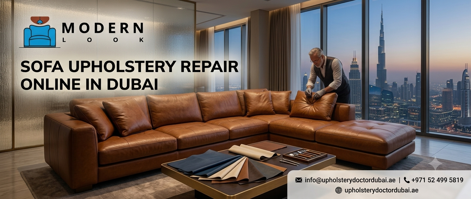 Sofa Upholstery Repair Online In Dubai | UpholsteryDoctorDubai